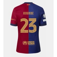 Dres Barcelona Jules Kounde #23 Domáci 2024-25 Krátky Rukáv